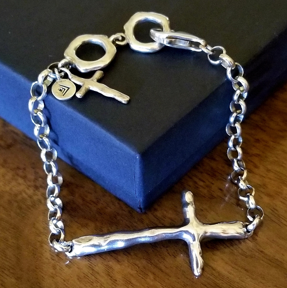 Silpada Sterling Silver Faith Bracelet